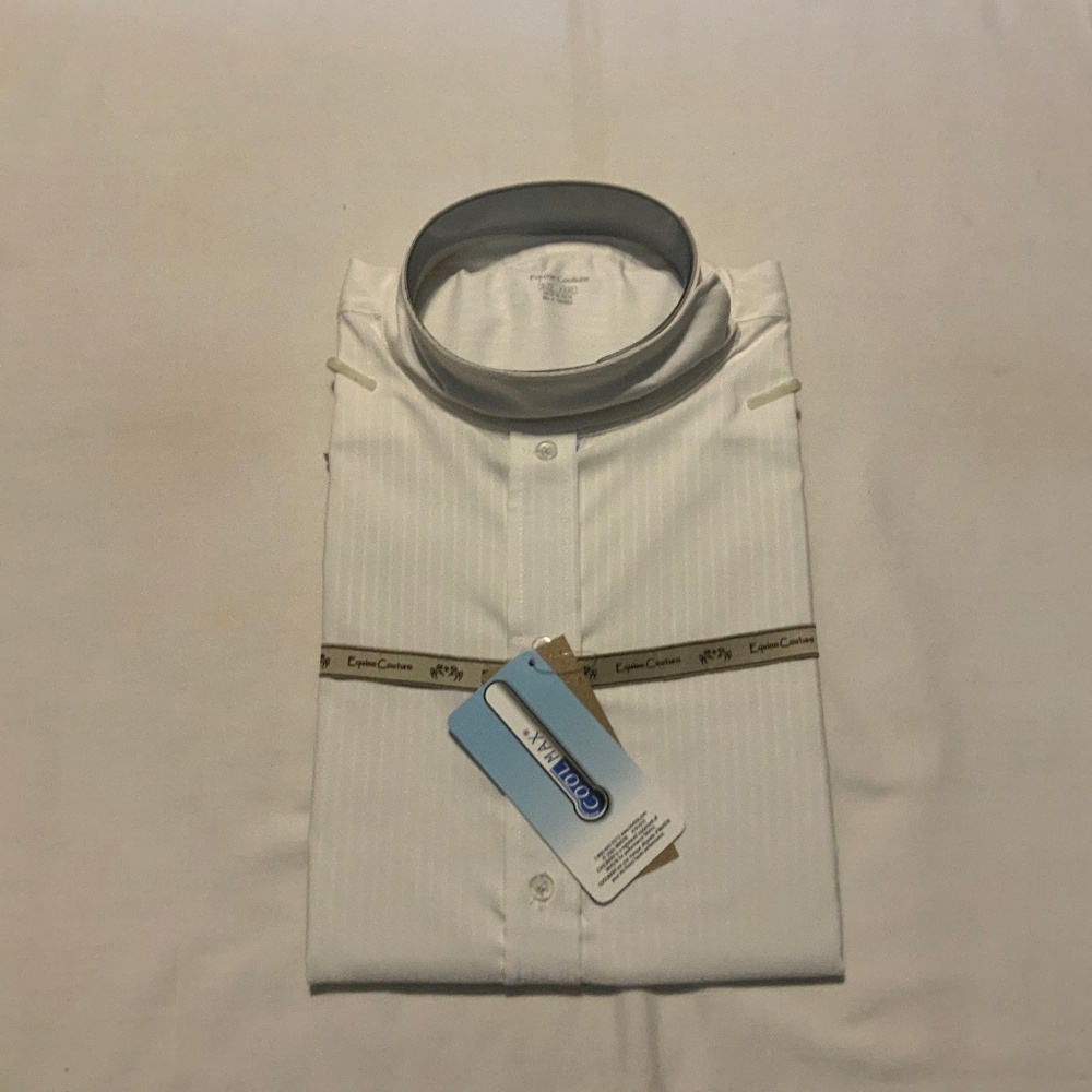 Equine Couture Show Shirt White 42 110281-01-42